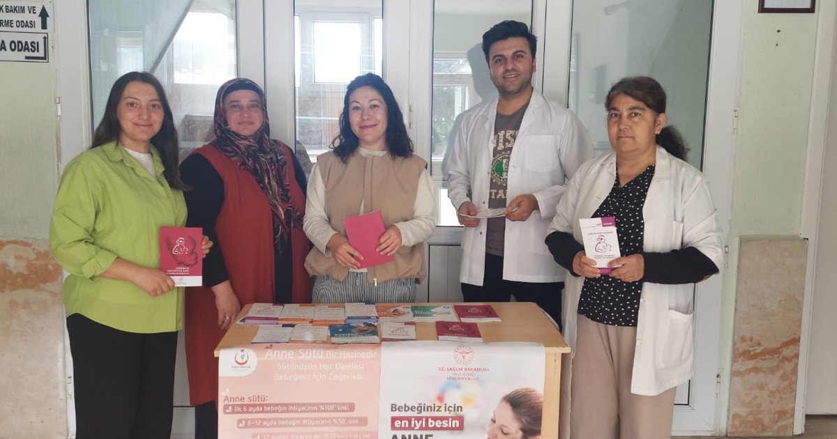 Emzirme Haftası’nda Bilgilendirme Etkinliği