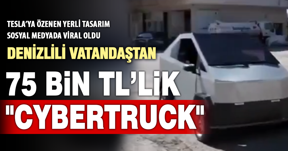 Tesla’ya özenen yerli tasarım sosyal medyada viral oldu