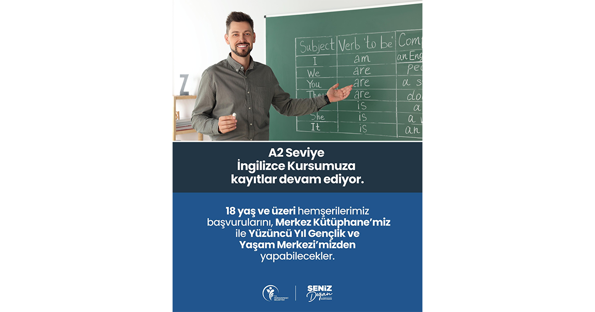 A2 Seviye İngilizce Kursu Kayıtları Devam Ediyor