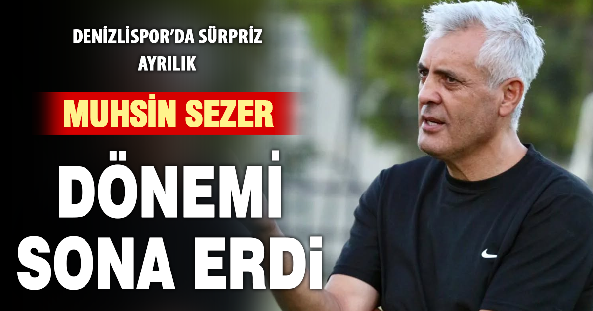 Denizlispor’da teknik direktör değişikliği