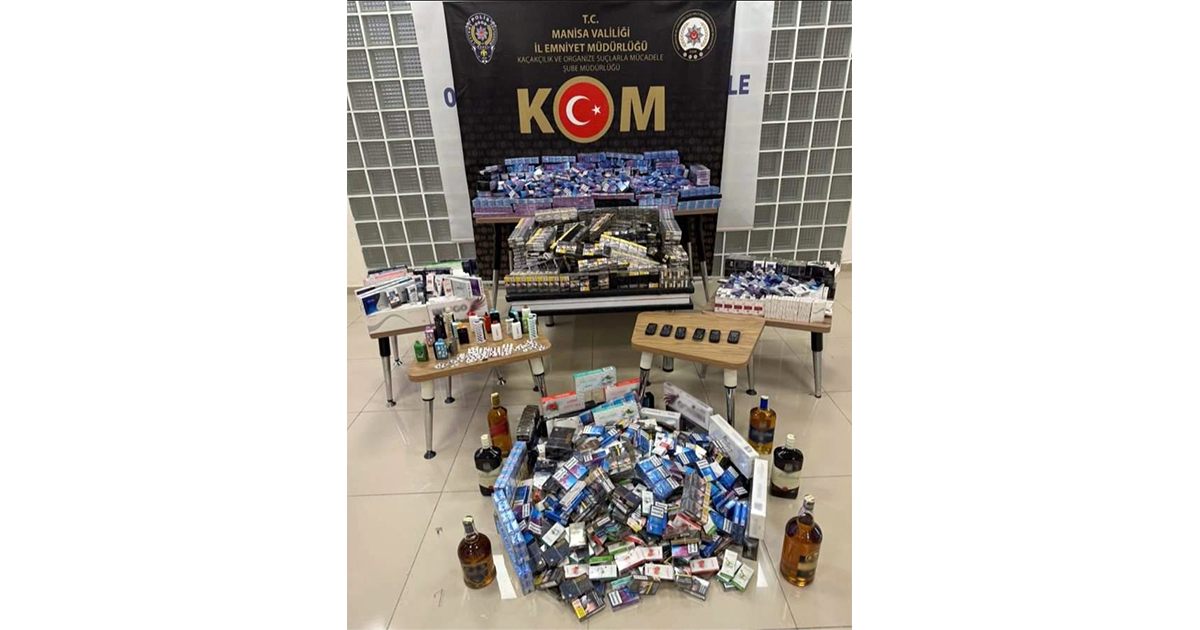 4 bin paket kaçak sigara yakalandı