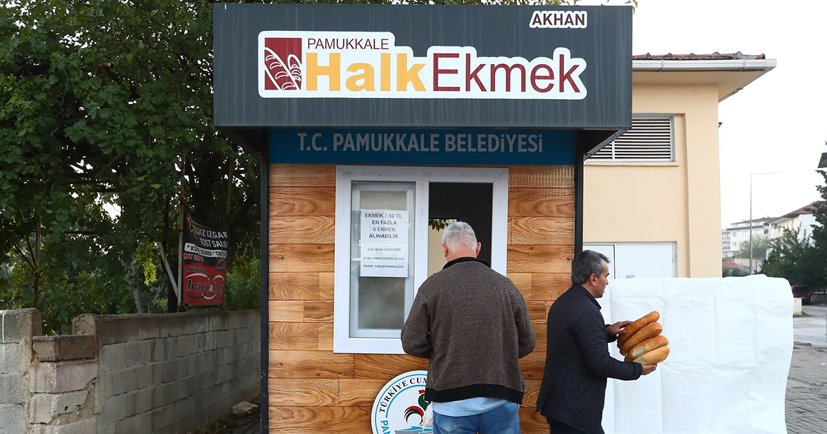 Halk Ekmek Pamukkale’nin dört bir yanında