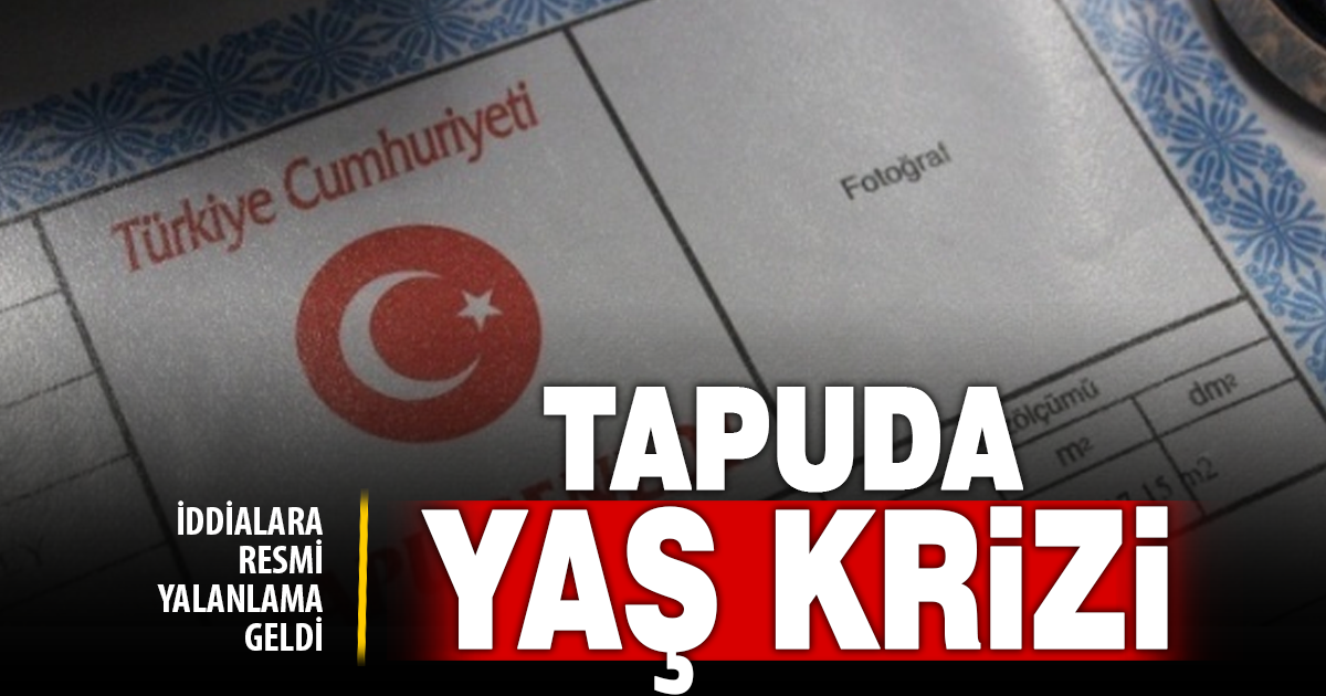 TAPUDA 65 YAŞ KRİZİ