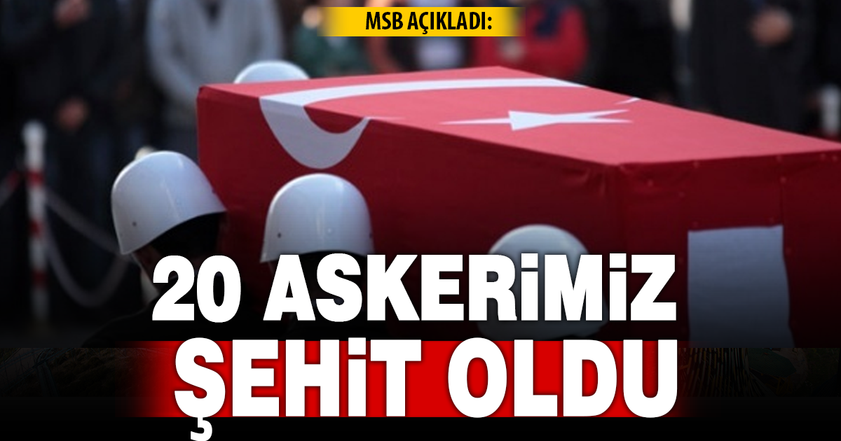 MSB: Gürcistan-Azerbaycan sınırında düşen askeri kargo uçağında 20 asker şehit oldu