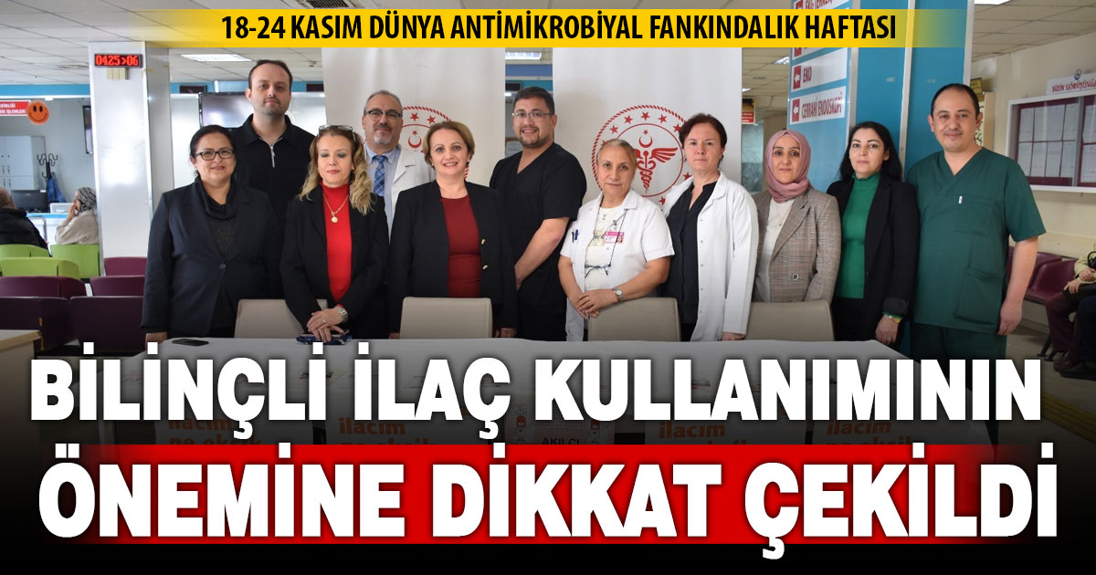 STANTLAR KURULARAK BİLİNÇLİ İLAÇ KULLANIMININ ÖNEMİNE DİKKAT ÇEKİLDİ