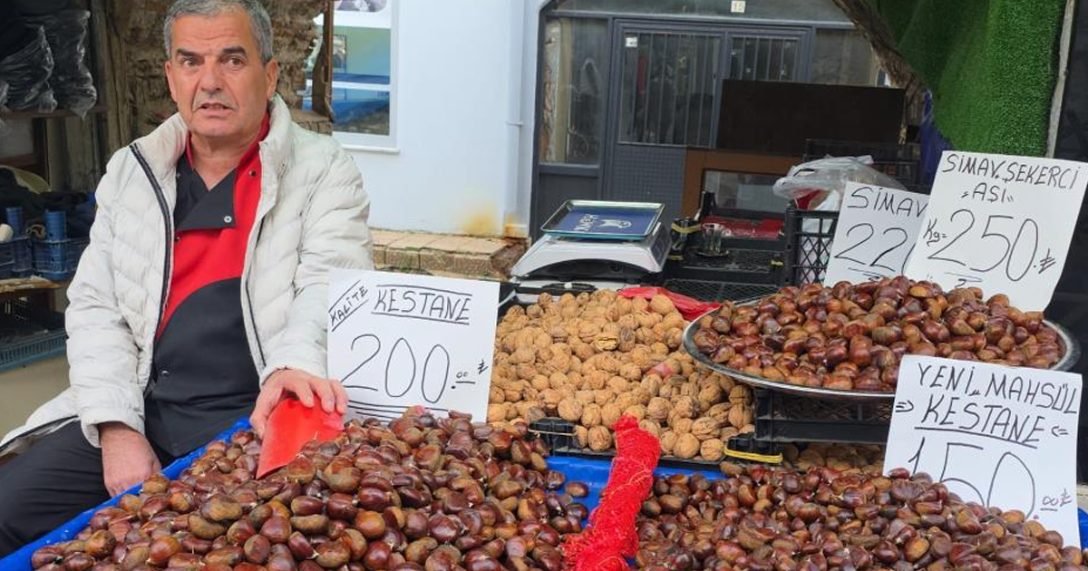 Simav kestanesi kış aylarının gözdesi 