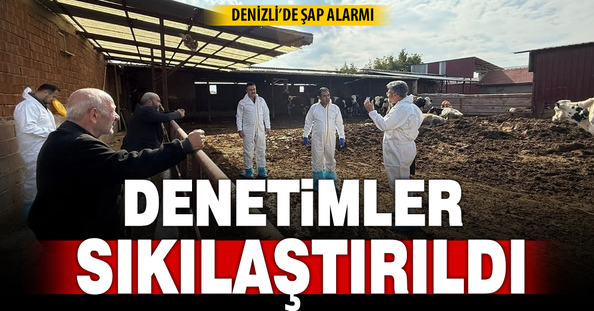 Denizli’de şap hastalığına karşı tedbirler arttırıldı