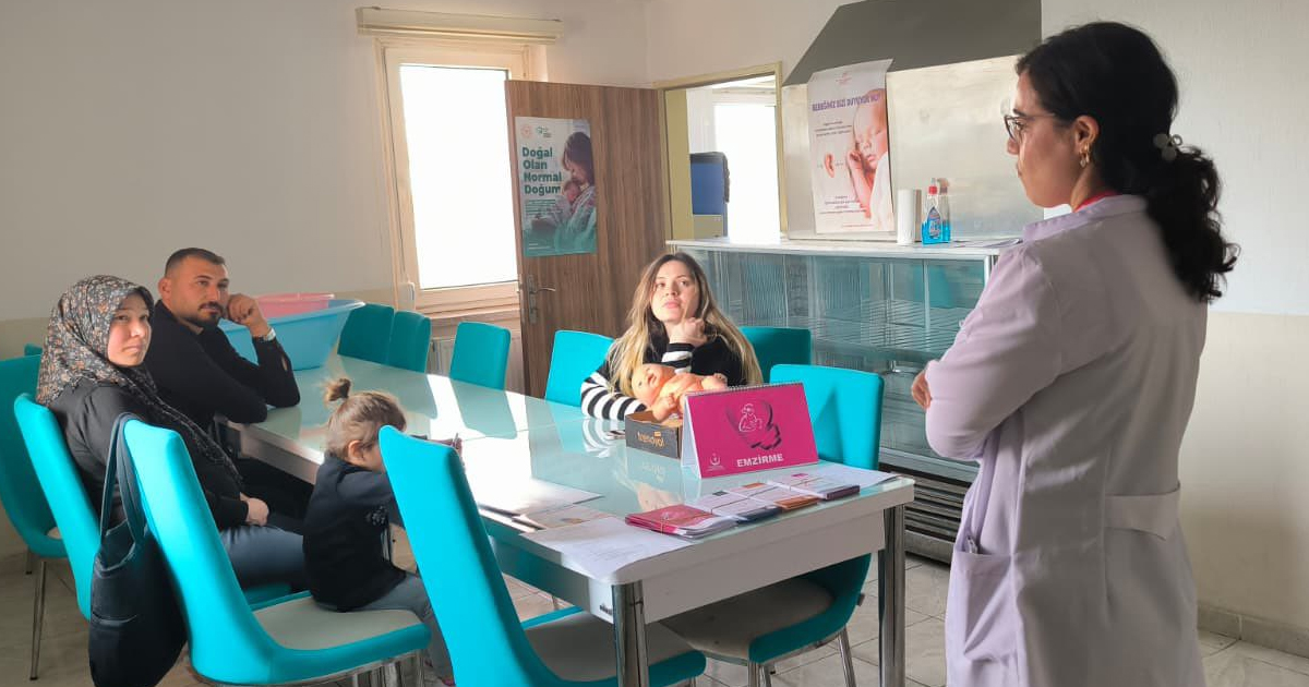 Güney Toplum Sağlığı Merkezi’nden Bebek Akademisi eğitimi