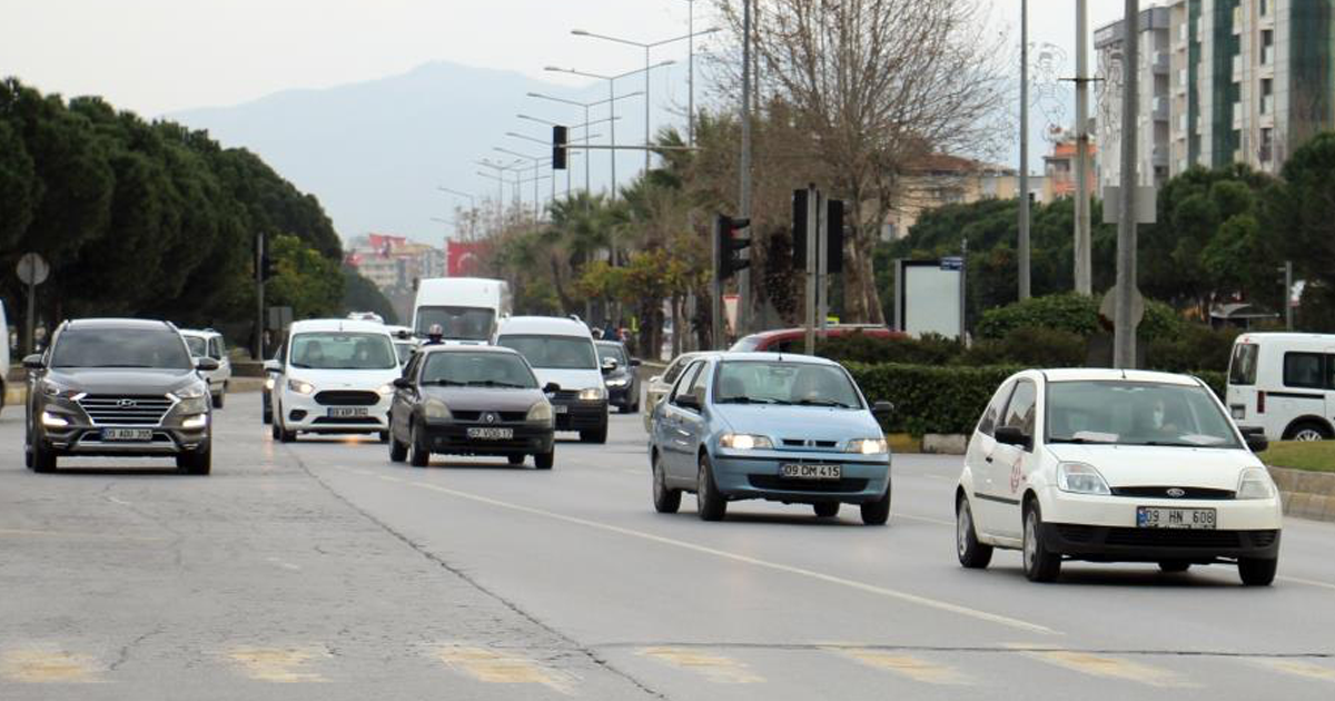 Aydın’da araç sayısı 5 yılda yüzde 40 arttı 