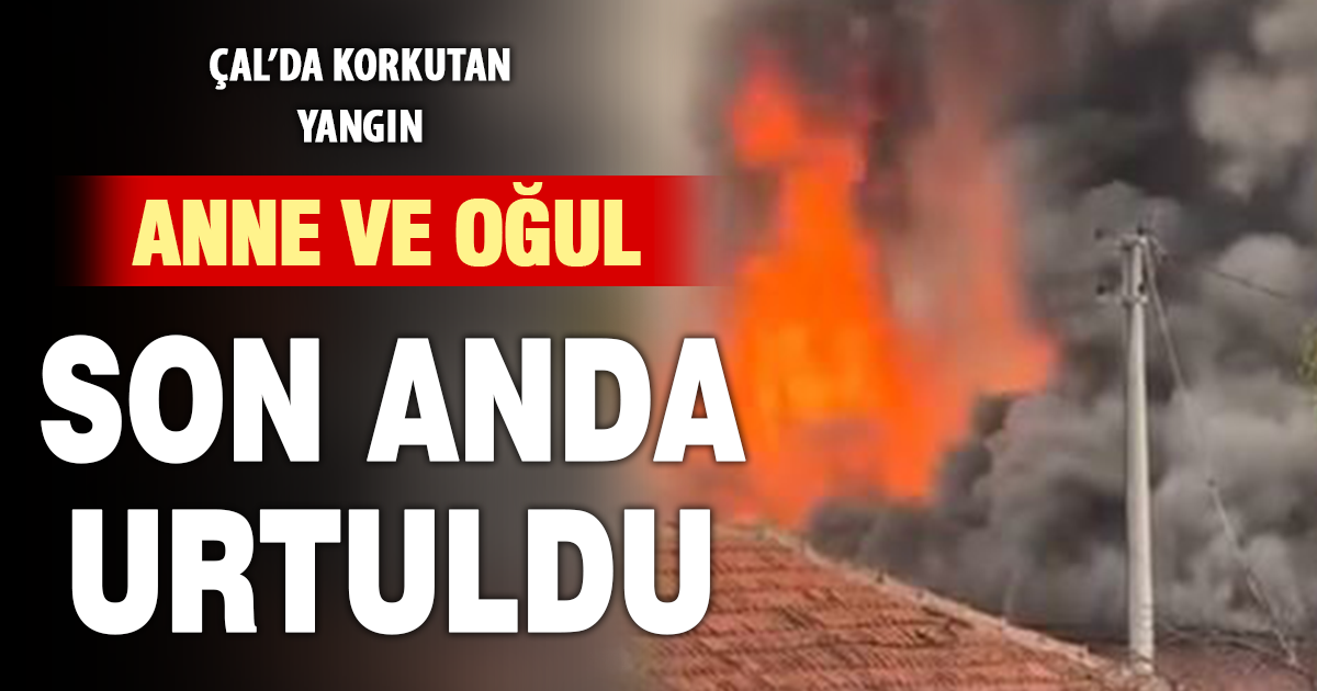 Anne ve oğlunun yaşadığı 2 bitişik ev yangında kullanılamaz hale geldi