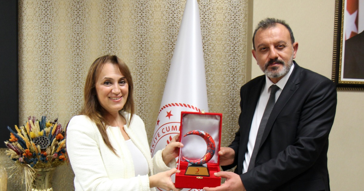 Kızılay’dan Sağlık Müdürlüğü’ne ziyaret