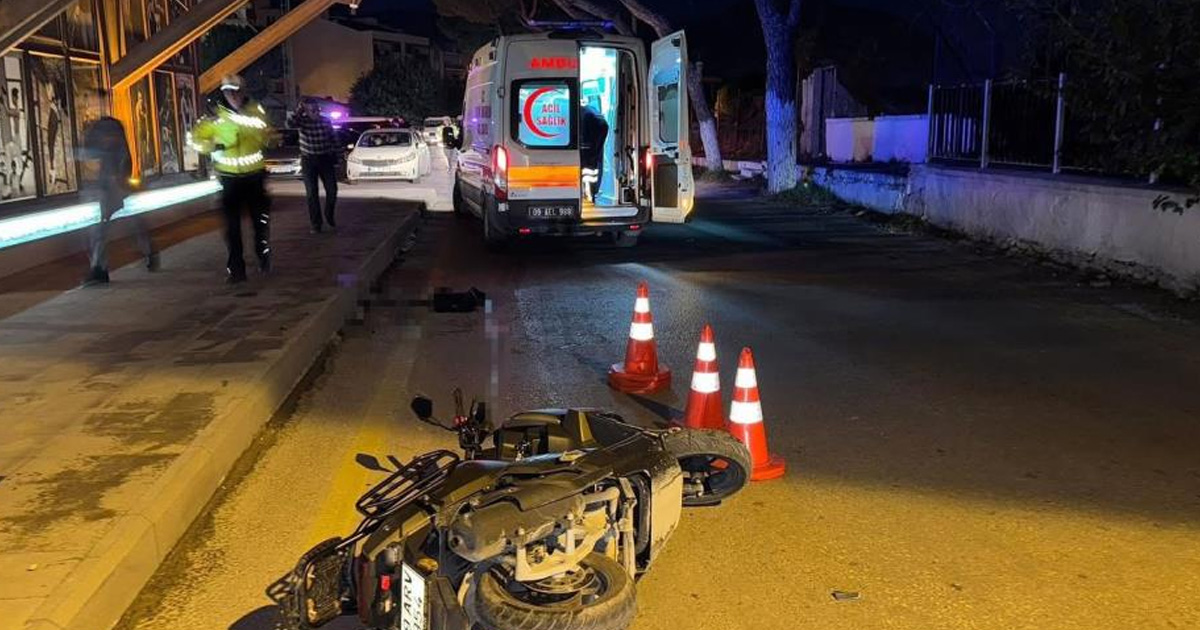 Aydın’da motosiklet kazası: 1 ölü