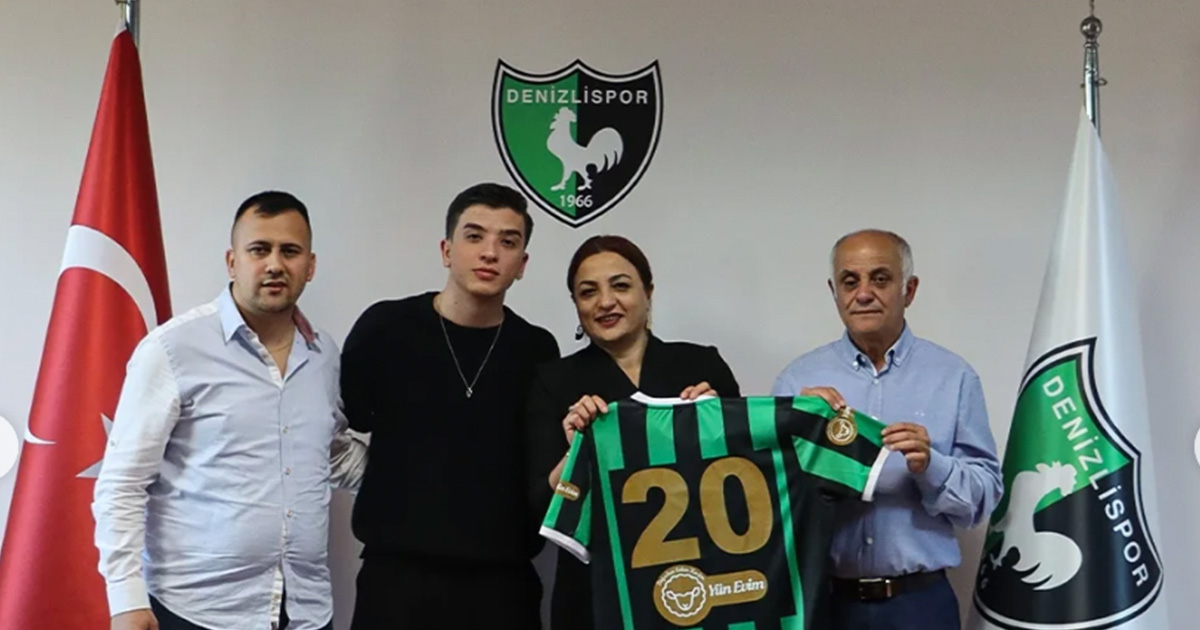 Denizlispor, forma kol sponsorluğu anlaşması yaptı