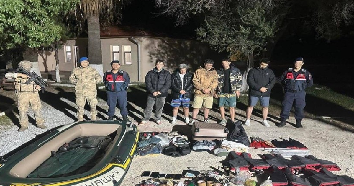 Kuşadası’nda yasa dışı geçiş hazırlığındaki 5 düzensiz göçmen yakalandı