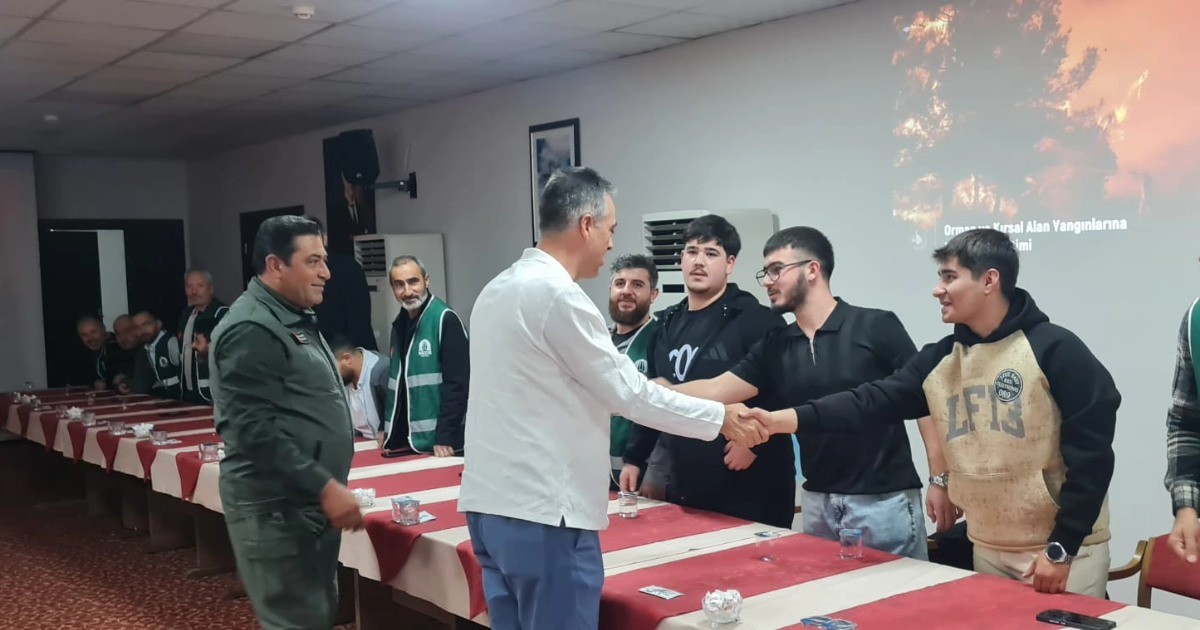 Denizli Nezir Derneği personeline orman yangınlarıyla mücadele eğitimi verildi
