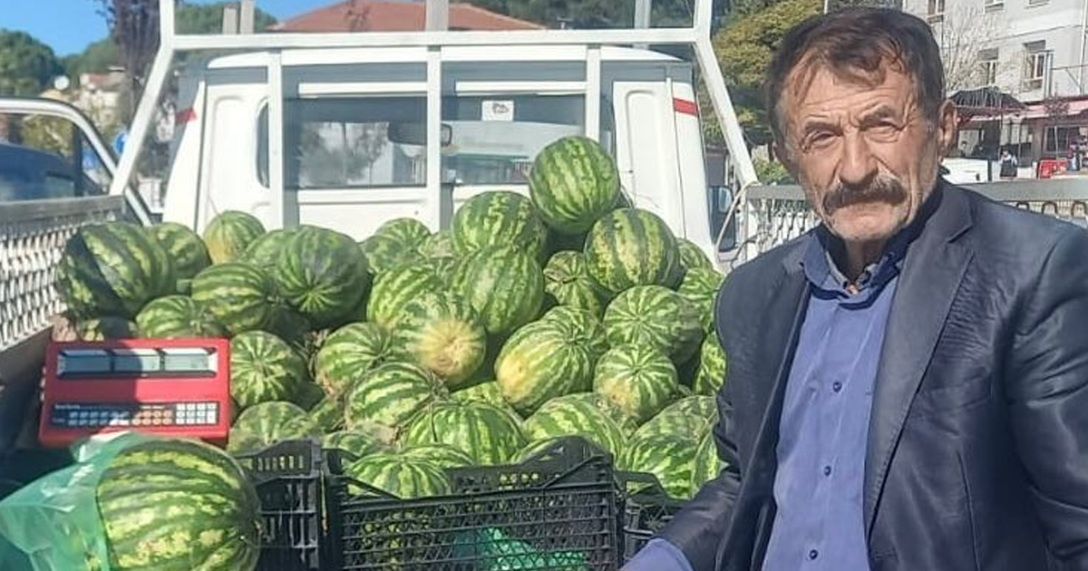 Kasım ayı geldi, karpuz tezgahtan inmedi