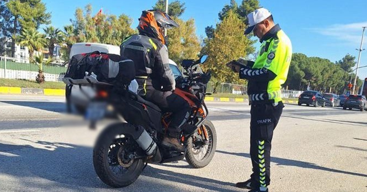 Manisa’da motosiklet denetimlerinde 716 sürücüye ceza