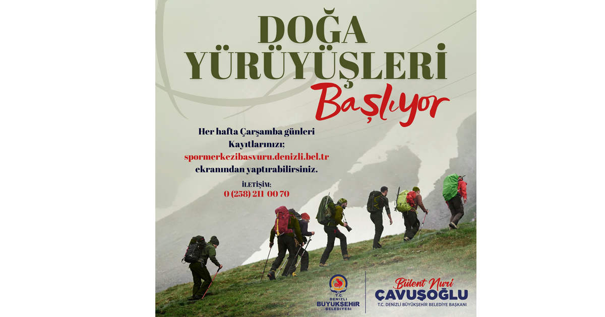 Doğa yürüyüşleri yeniden başlıyor