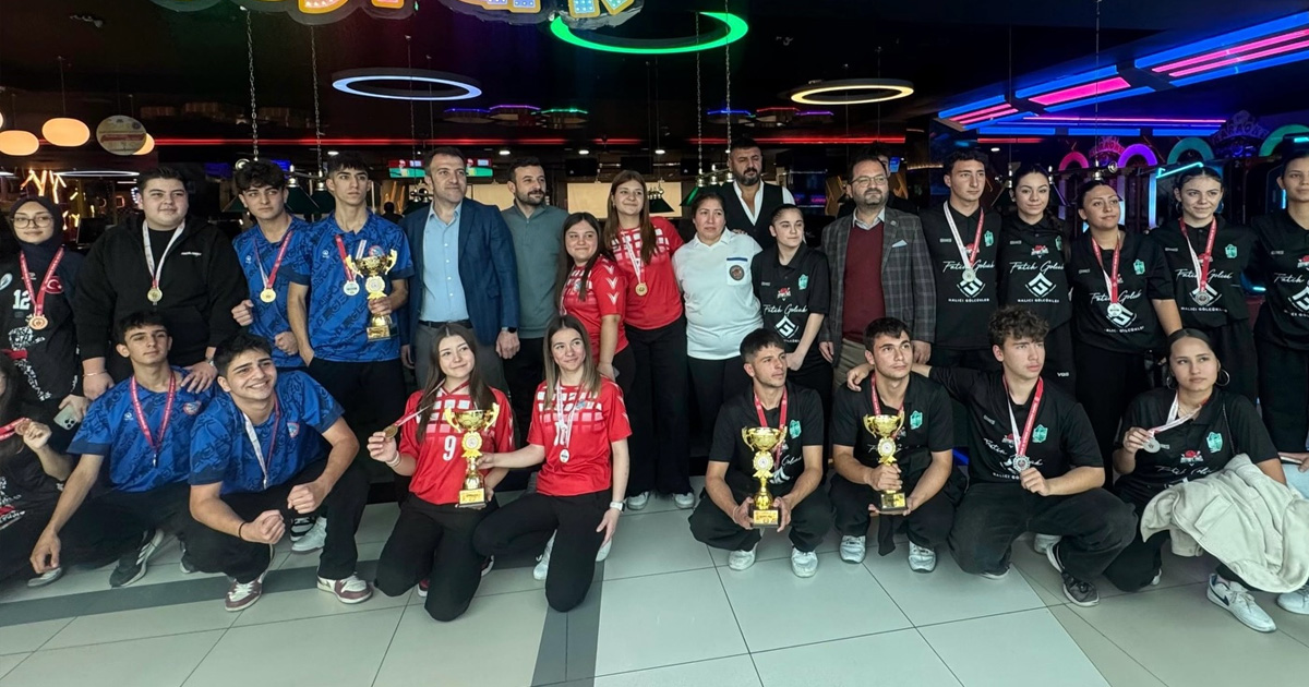 Okul sporları bowling gençler il birinciliği sonuçlandı