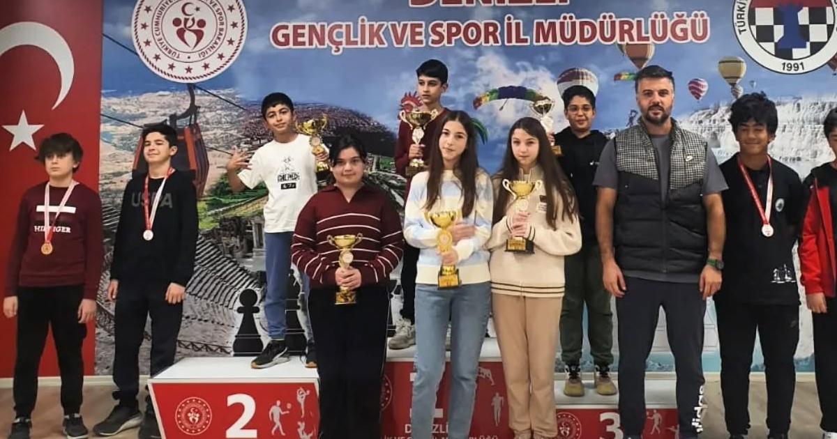 Satranç yıldızlar il birinciliği turnuvası tamamlandı