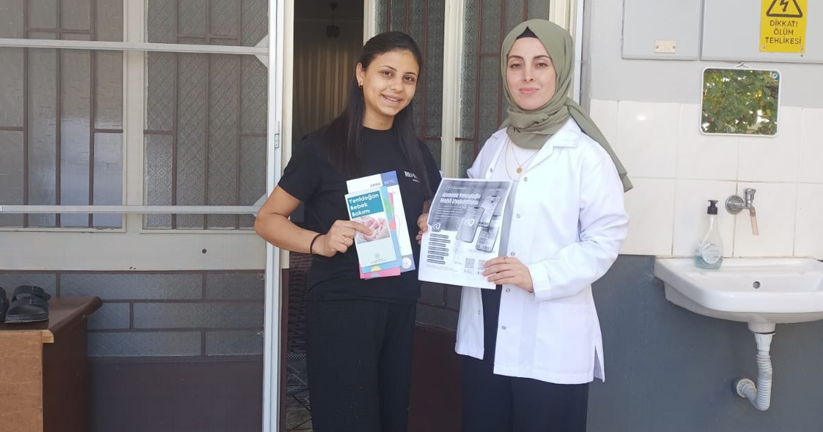 Babadağ’da gebelere ev ziyareti