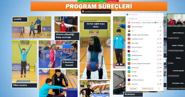 Türkiye sportif yetenek taraması bilgilendirme toplantısı çevrimiçi yapıldı