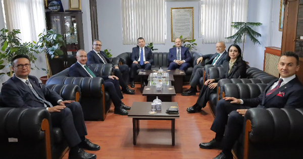 Denizli İl Müftüsü Ziraat Katılım heyetini ağırladı