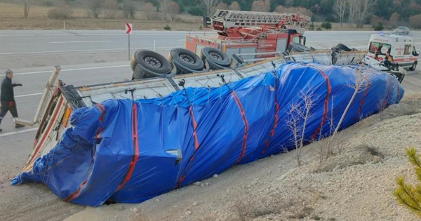 Kütahya’da trafik kazası: 1 yaralı