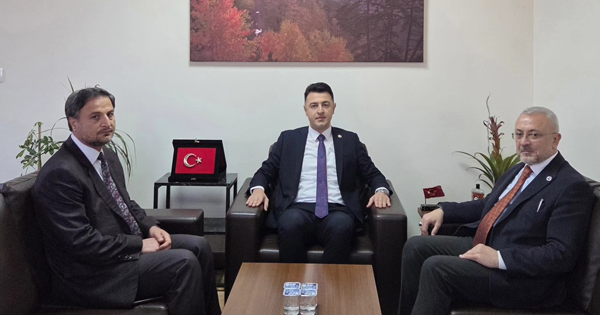 Denizli il müftüsü Abdullah Pamuklu’dan Beyağaç Kaymakamı Ramazan Cihangir’e ziyaret
