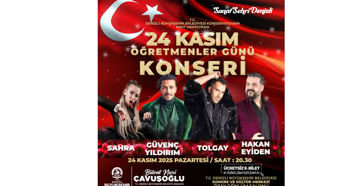 24 Kasım Öğretmenler Günü’ne özel konser