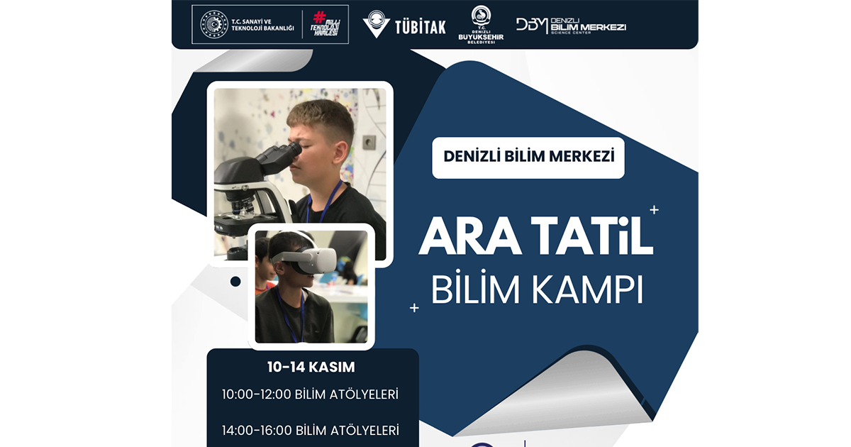 Öğrenciler için ara tatilde Bilim Kampı