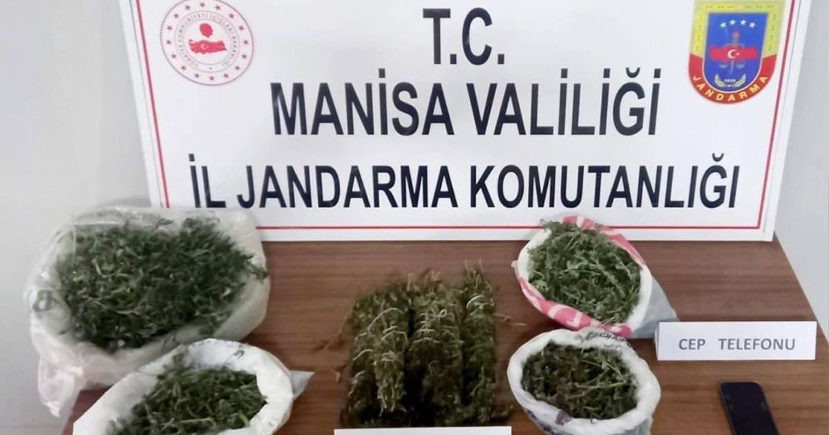 Manisa jandarmasından uyuşturucu operasyonu: 3 tutuklama