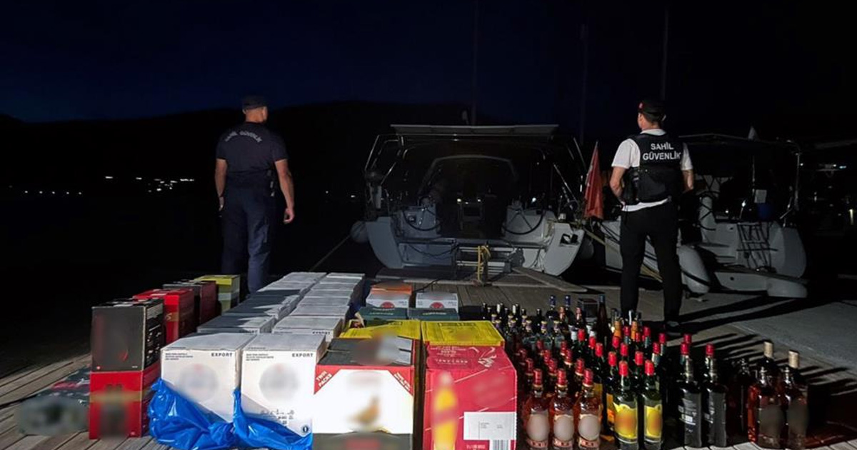 Sahil Güvenlikten lüks teknelere uyuşturucu operasyonu