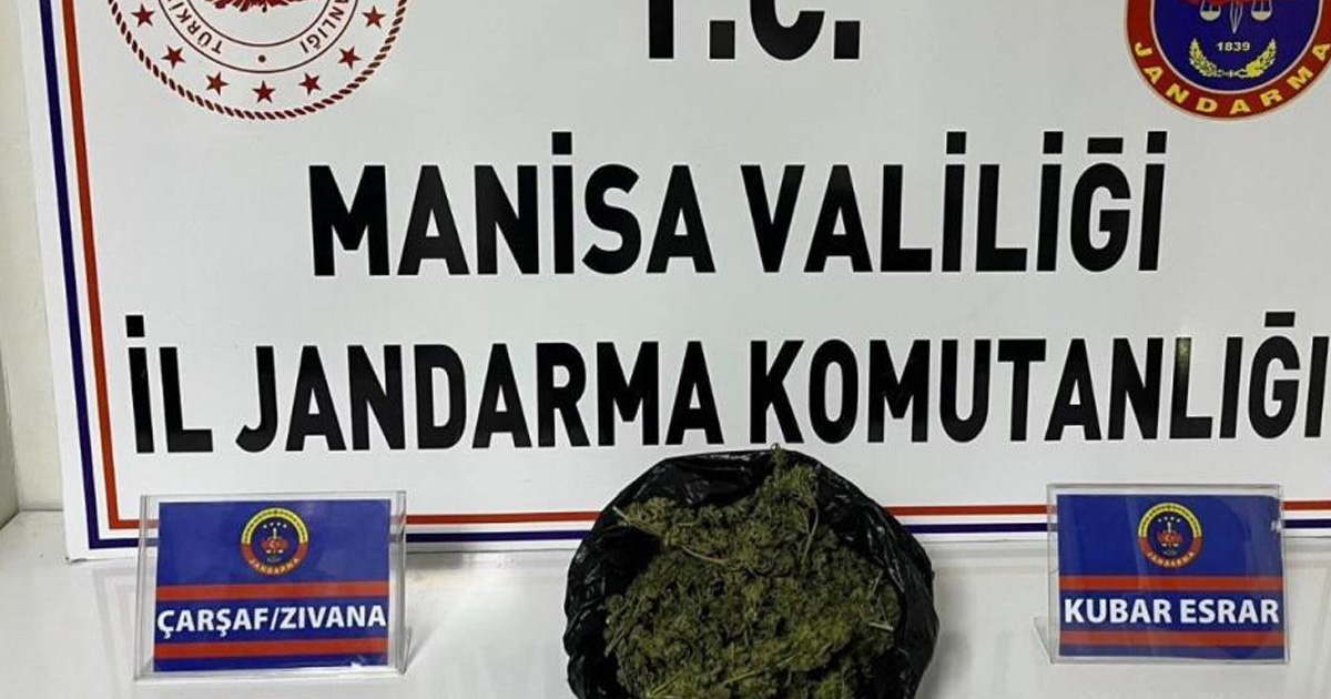 Denizli’den Salihli’ye uyuşturucu sevkiyatına jandarma engeli