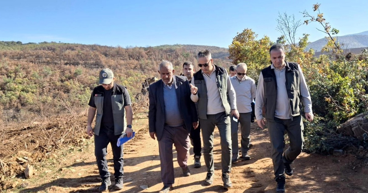 Denizli Orman Bölge Müdürü Ahmet Köle’den Uşak’ta inceleme