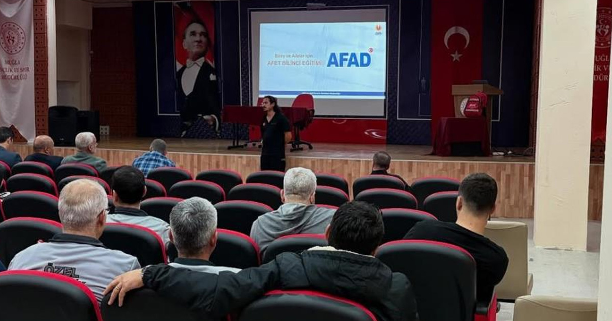 Muğla’da afet bilinci ve farkındalık eğitimi