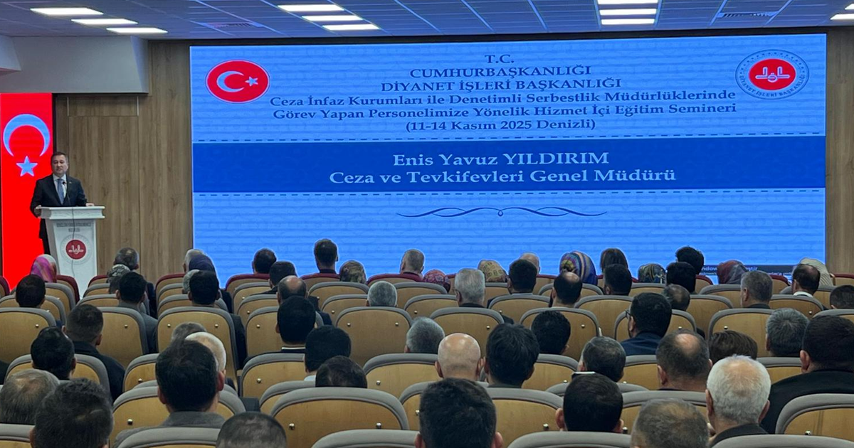 Cezaevleri ve Denetimli Serbestlikte Din Hizmeti semineri Denizli’de başladı