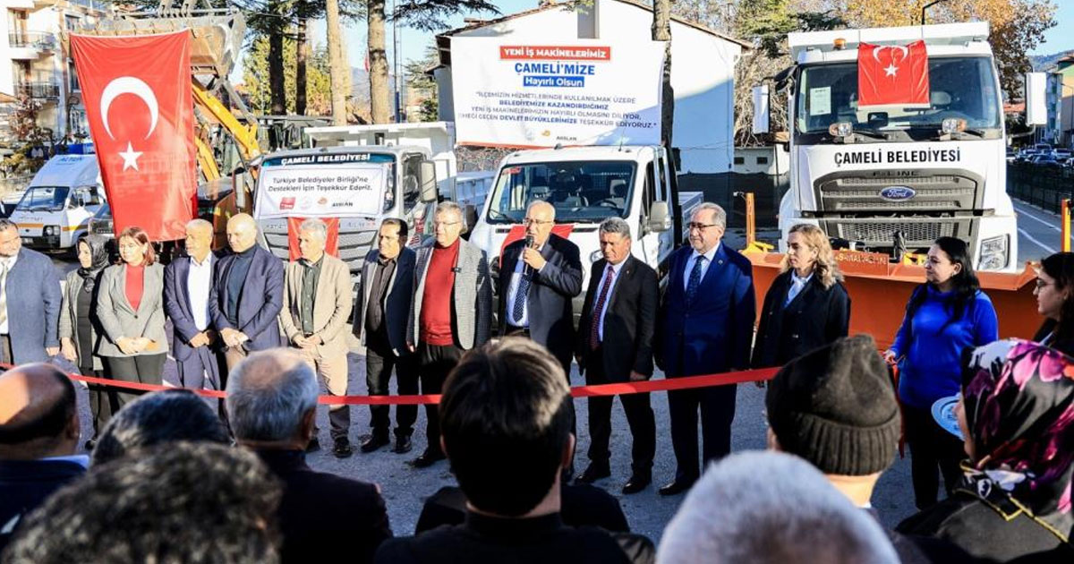 Çameli Belediyesi araç filosunu güçlendiriyor