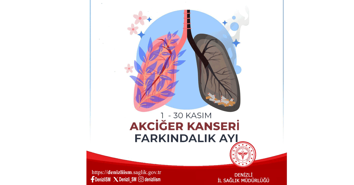1-30 Kasım akciğer kanseri farkındalık ayı