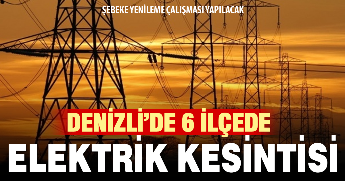 ADM’den 16 Kasım duyurusu: mahalle mahalle kesinti listesi