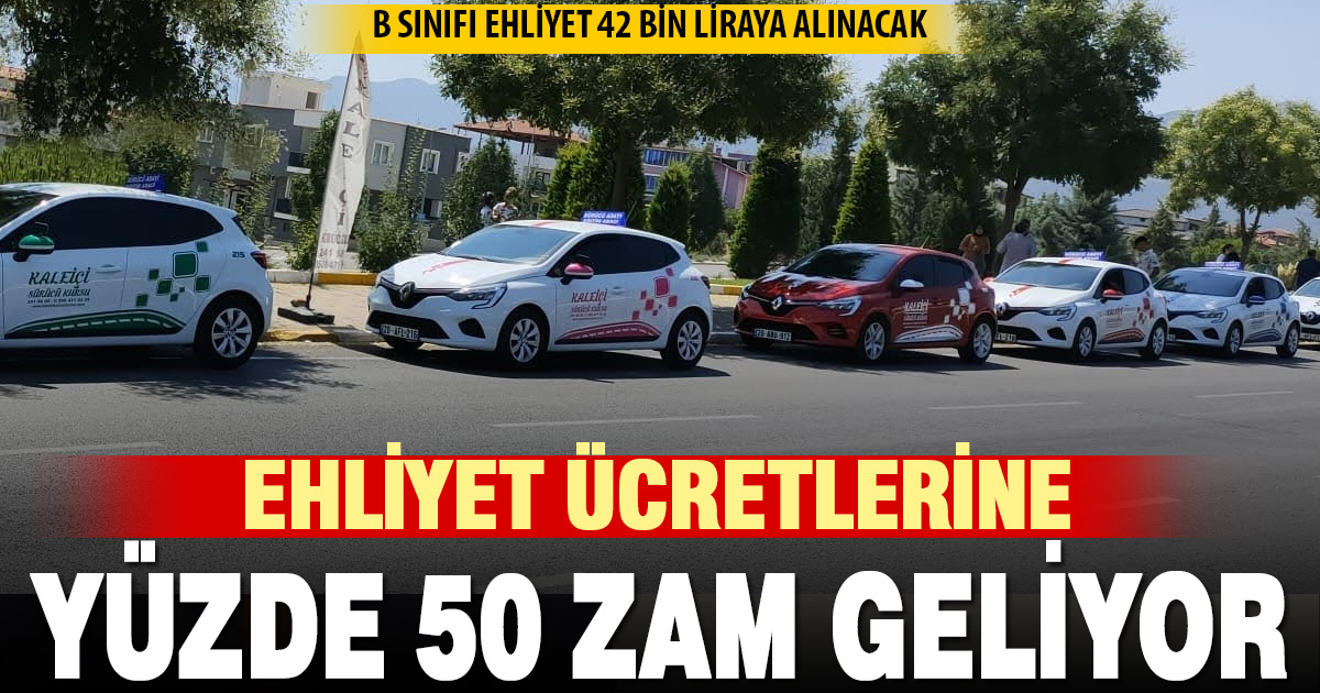 Ehliyete büyük zam kapıda