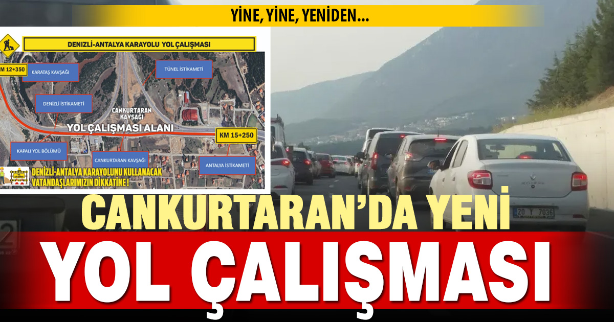Cankurtaran’da yeni yol çalışması başladı