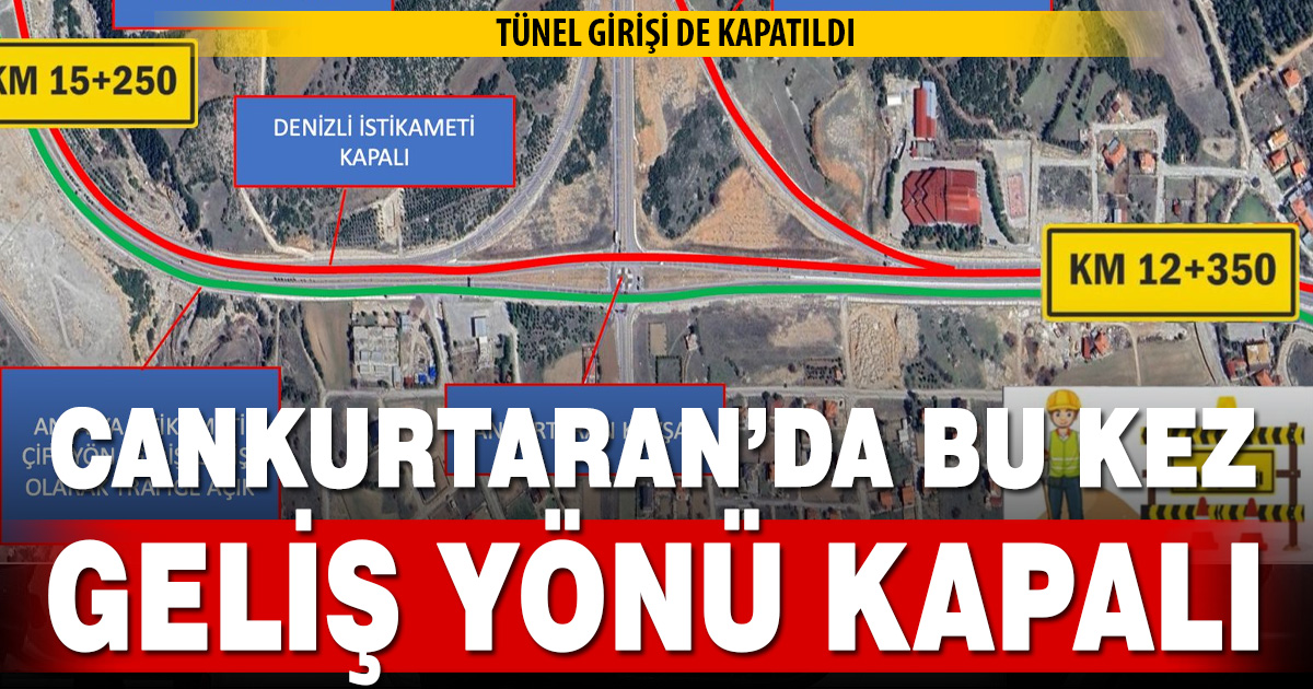 Cankurtaran’da yol çalışmaları ikinci şeride geçti