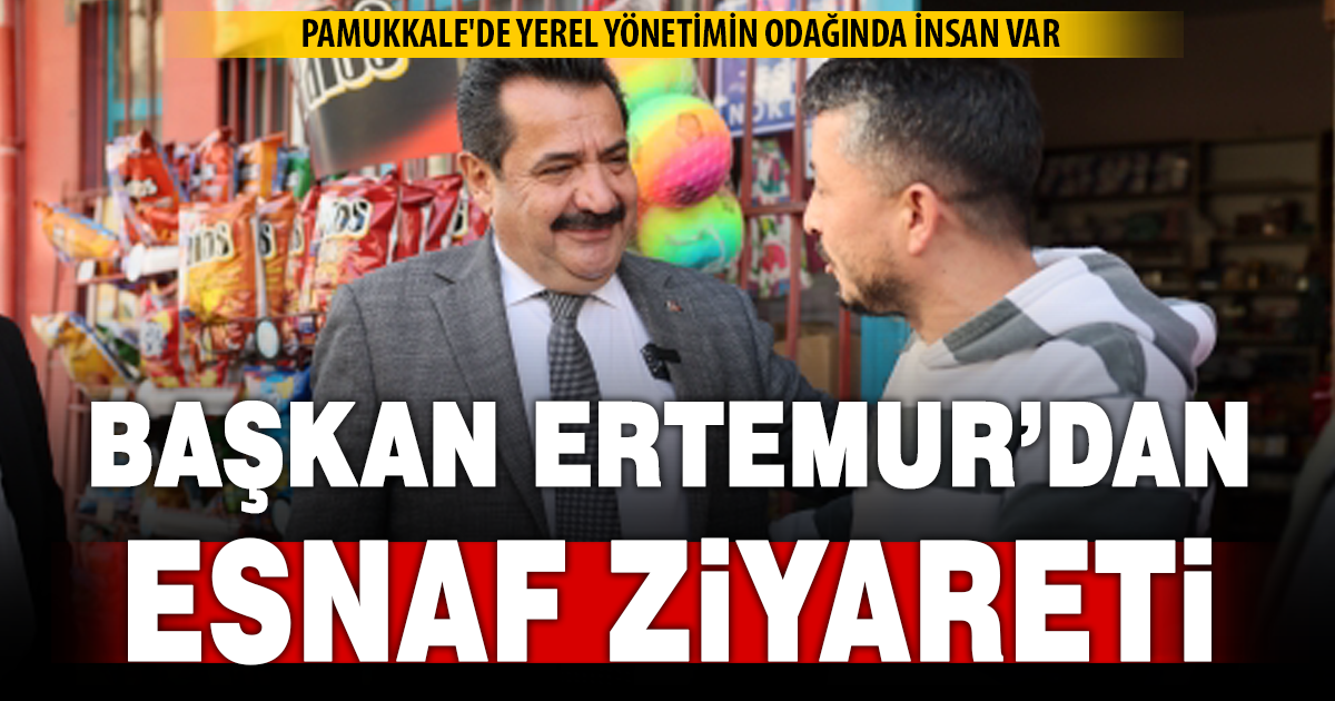 PAMUKKALE’DE YEREL YÖNETİMİN ODAĞINDA İNSAN VAR!