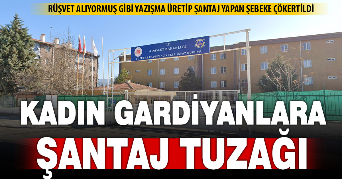 Denizli’de gardiyanlara yönelik şantaj şebekesi çökertildi