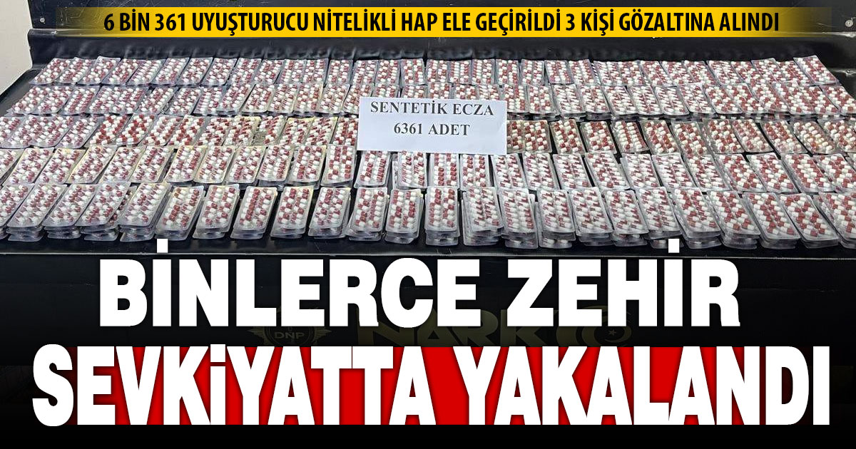 Denizli’ye uyuşturucu sevkiyatı yapan 3 kişiye gözaltı