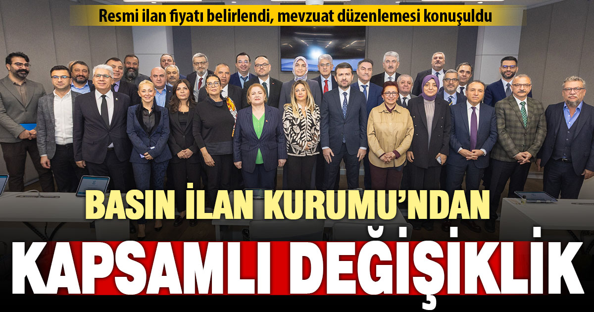 Basın İlan Kurumu’ndan kapsamlı mevzuat düzenlemesi