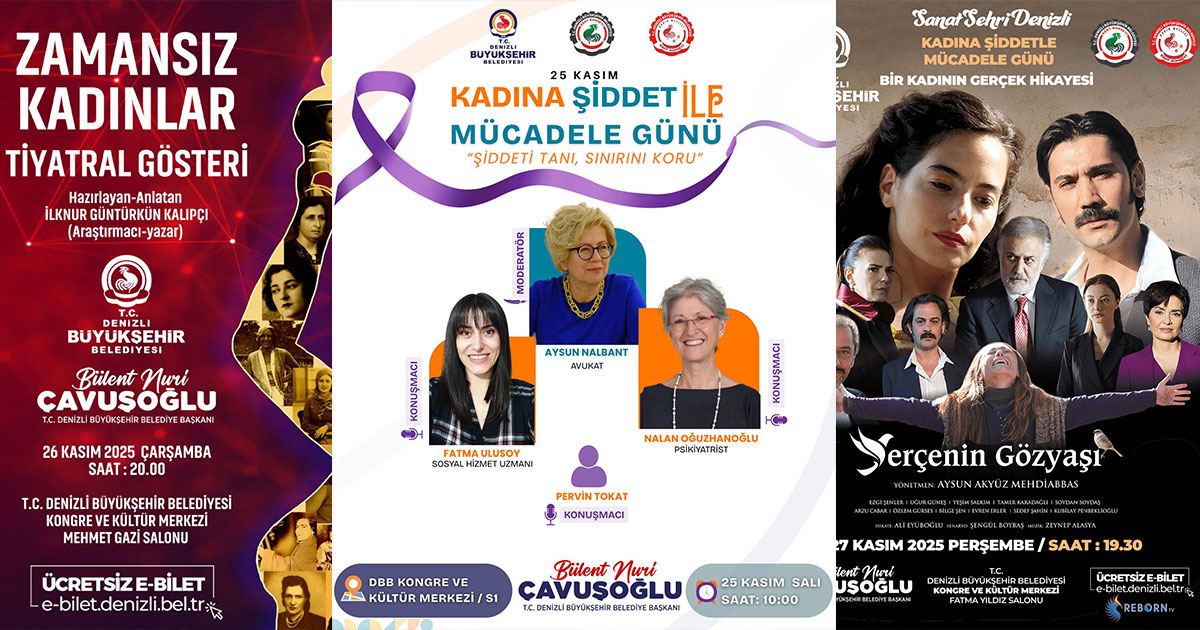 25 Kasım’a özel program: “Şiddeti tanı, sınırını koru”
