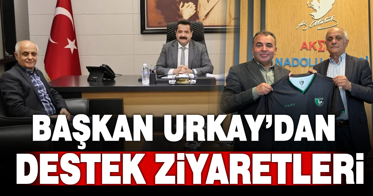 DENİZLİSPOR BAŞKANI SÜLEYMAN URKAY’DAN DESTEK ZİYARETLERİ