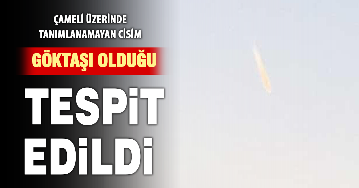 Gökyüzündeki bilinmeyen ışık paniğe neden oldu: Gerçek göktaşı çıktı 